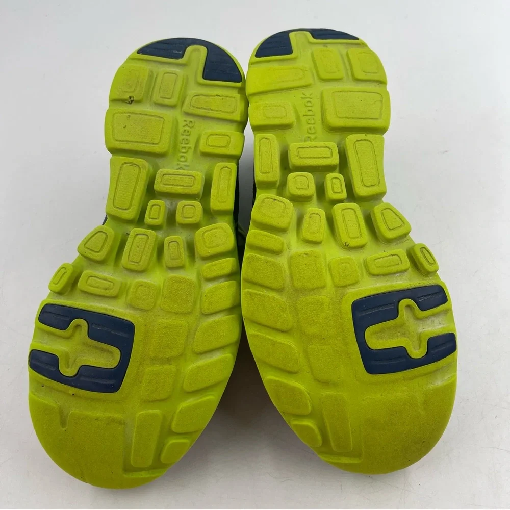 Reebok Kids Your Flex Blue Green Lace-Up Running Shoes - Size 6